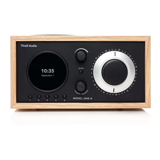 Tivoli Audio ONE+ Guia De Inicio Rapido