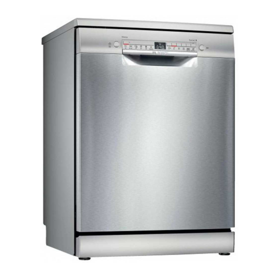Bosch SMS2HMI00E Manual De Usuario
