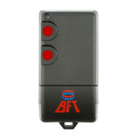 BFT RTD-CA Instrucciones De Uso Y De Instalacion