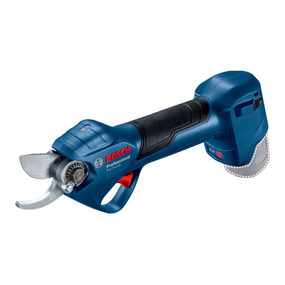 Bosch Pro Pruner Professional Manual Original