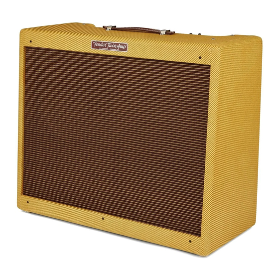 Fender 57 Custom Twin-Amp Manual De Instrucciones