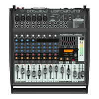 Behringer EUROPOWER PMP500 Instrucciones De Seguridad