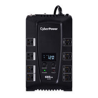 Cyberpower CP685AVRLCDa Manual De Usuario