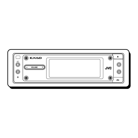 JVC Exad KD-LHX502 Manual De Instrucciones