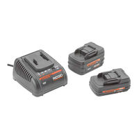 RIDGID RBC 20 Advanced Lithium Manual Del Operador