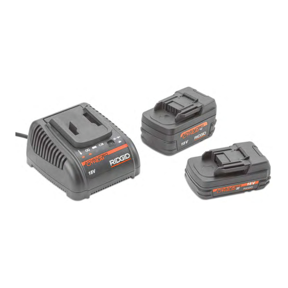 RIDGID RBC 20 Advanced Lithium Manual Del Operador