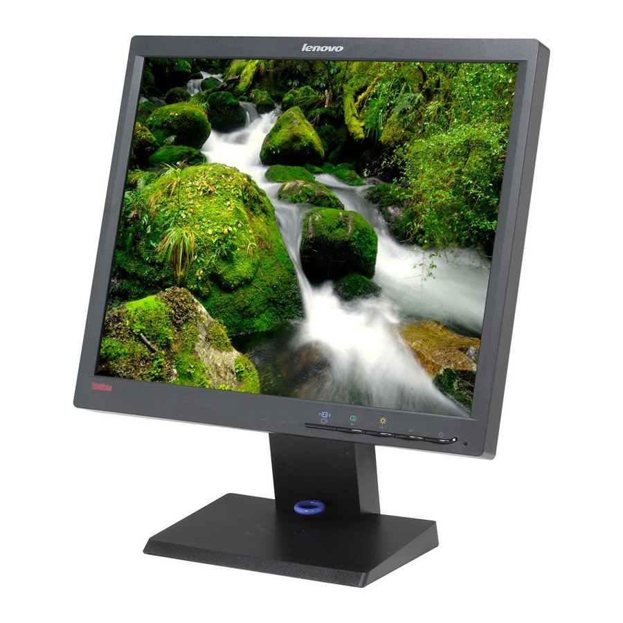 Lenovo ThinkVision L1711p Guia Del Usuario