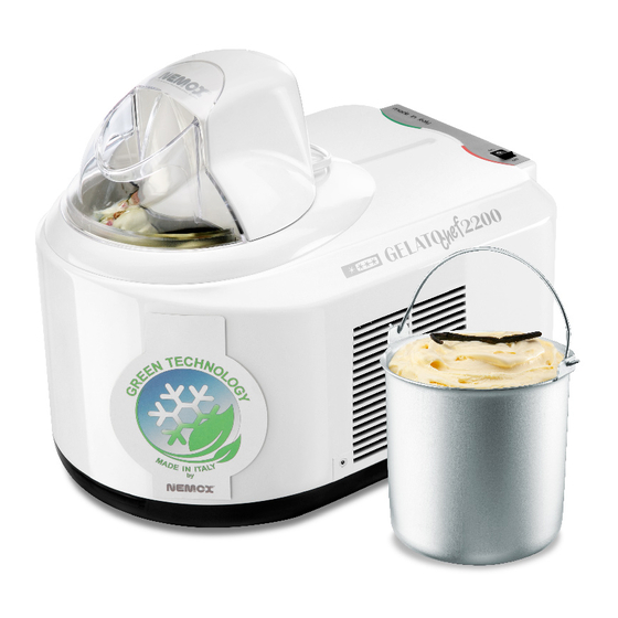 Nemox gelato CHEF 2200 i-Green Instrucciones Para El Uso