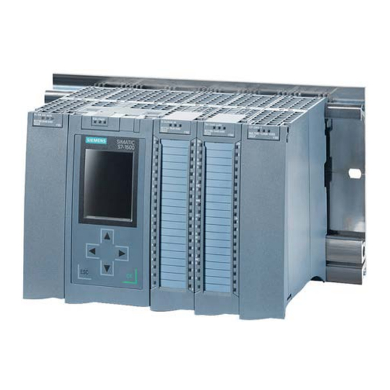 Siemens SIMATIC NET S7-1500 Instrucciones De Servicio