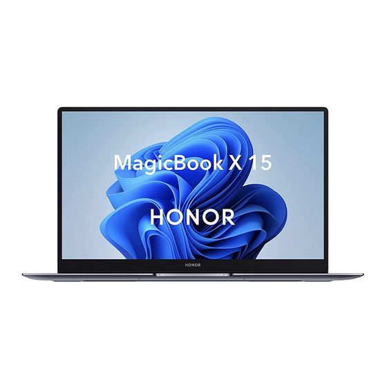 honor MagicBook X 15 Guia De Inicio Rapido