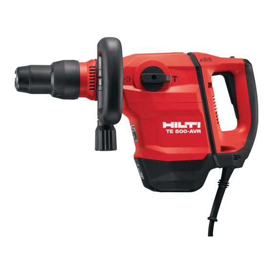 Hilti TE 500 Manual De Instrucciones Original