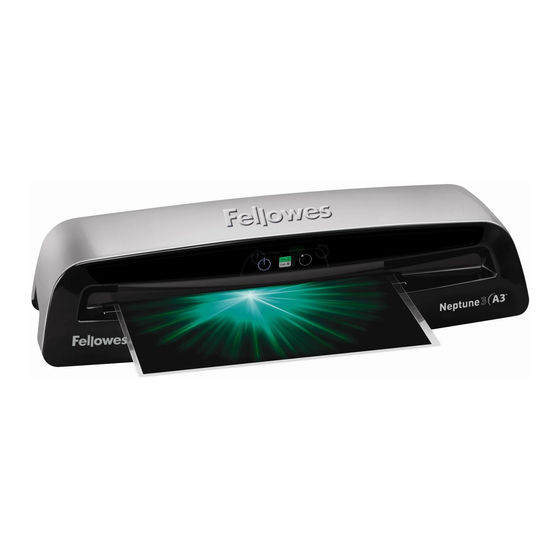 Fellowes Neptune A3 Manual De Instrucciones