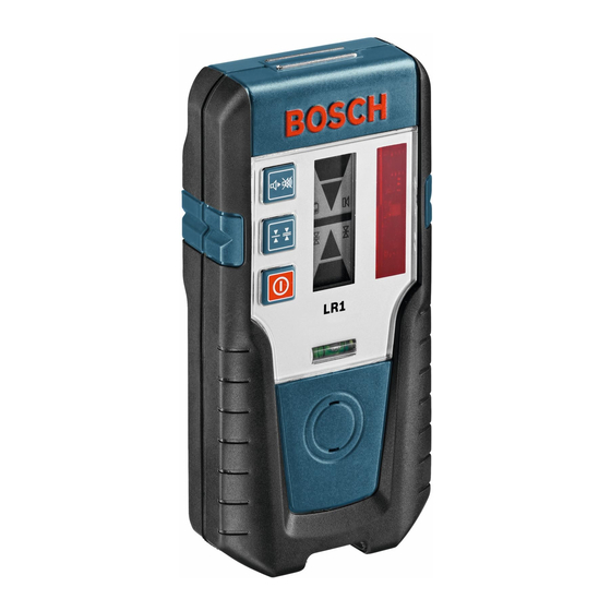 Bosch LR 1 Professional Manual De Instrucciones