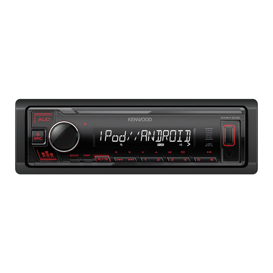 Kenwood KMM-205 Guia De Inicio Rapido