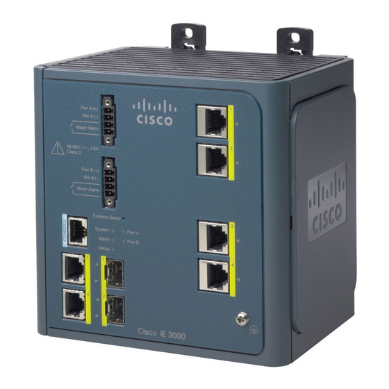 Cisco IE 3000 Guía De Inicio