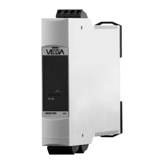 Vega VEGATOR 632 Instrucciones De Servicio