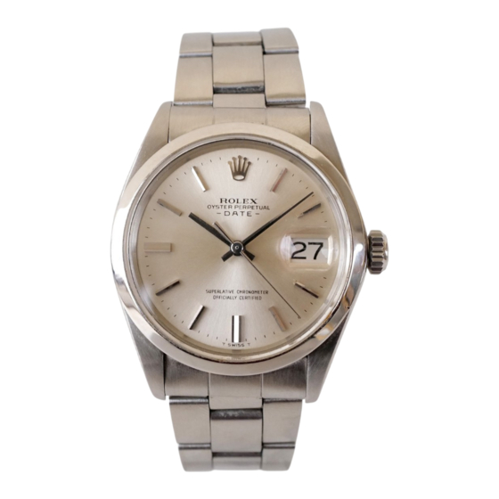 ROLEX OYSTER PERPETUAL Manual De Usuario