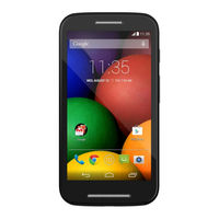 Motorola moto e Manual Del Usuario