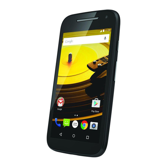 Motorola Moto E Guía De Usuario