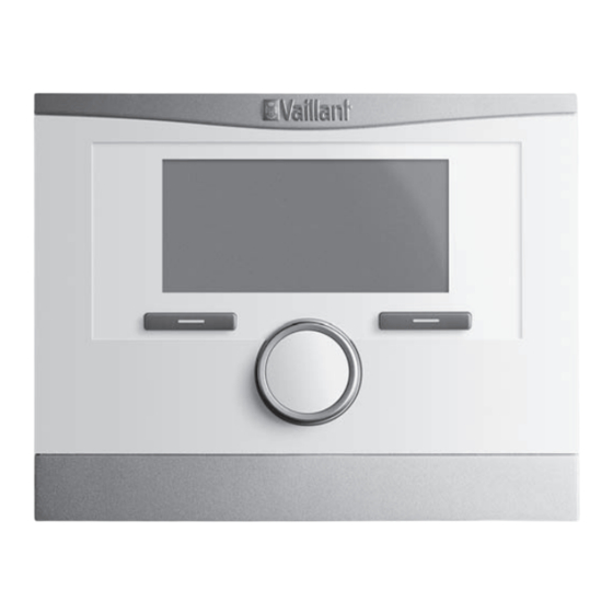 Vaillant multiMATIC VRC 700f/4 Instrucciones De Instalación