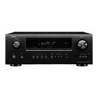 Denon AVR-1912 Manual Del Usario