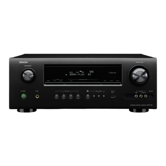 Denon AVR-1912 Manual Del Usario