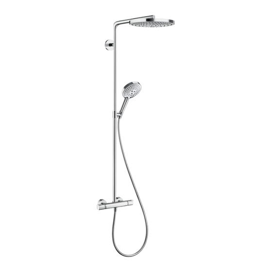 Hansgrohe Raindance Select S 240 2jet Showerpipe 27129000 Modo De Empleo/Instrucciones De Montaje