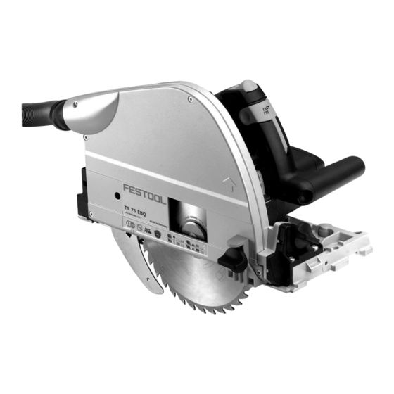 Festool TS 75 EBQ Manual De Instrucciones