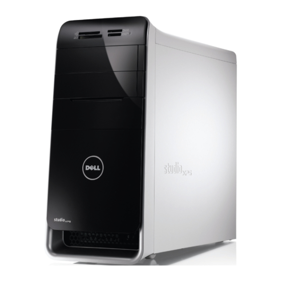 Dell Studio XPS 8100 Guía De Configuración