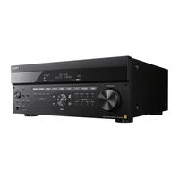 Sony STR-ZA1100ES Guía De Inicio