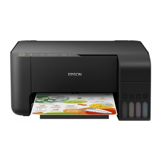 Epson L3100 Serie Guía Rápida