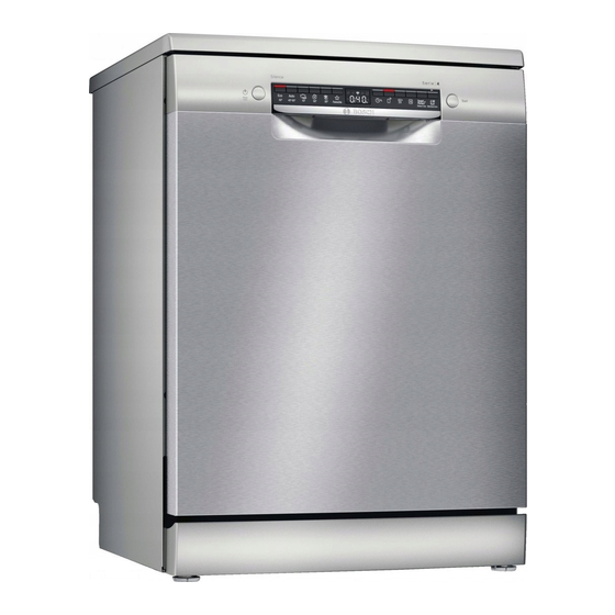 Bosch SMS4HTI45E Manual De Usuario