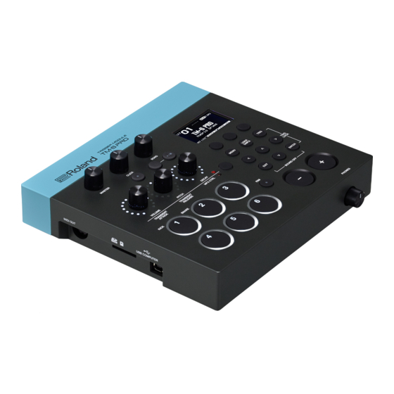 Roland TM-6 PRO Manual De Referencia