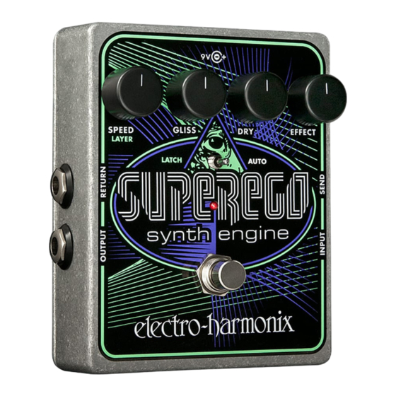 Electro-Harmonix Superego Manual De Instrucciones