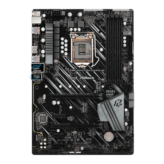 ASROCK Z390 Phantom Gaming 4S Manuales