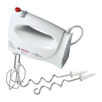 Bosch MFQ34 NE Serie Manual De Usuario