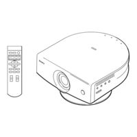 Sony VPL-HS2 Manual De Instrucciones