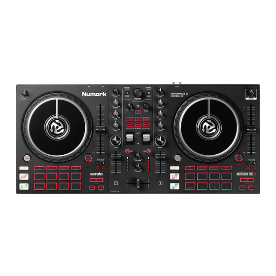 Numark MixTrack Pro FX Manuales