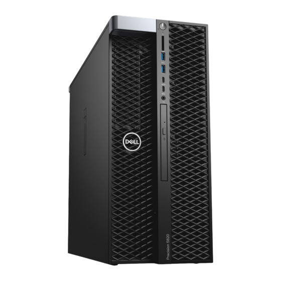 Dell Precision 5820 Tower El Manual Del Propietario