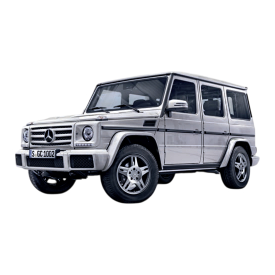 Mercedes-Benz Clase G 2016 Instrucciones De Servicio