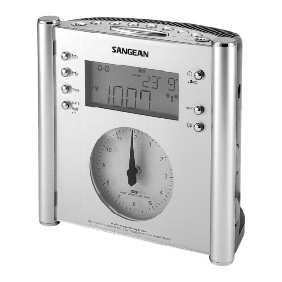 Sangean RCR-1 Instrucciones De Manejo