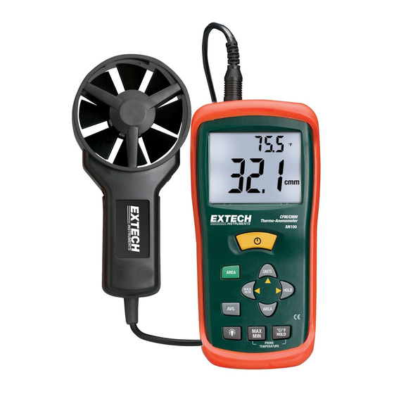 Extech Instruments AN100 Manual Del Usuario