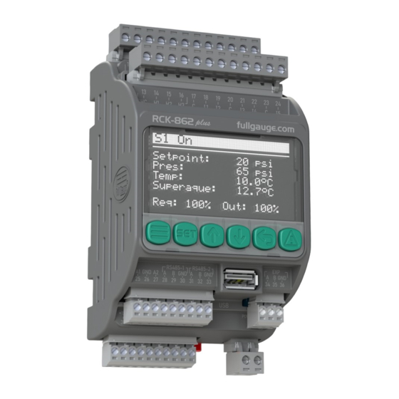 Full Gauge Controls RCK-862 plus Manual Del Usuario