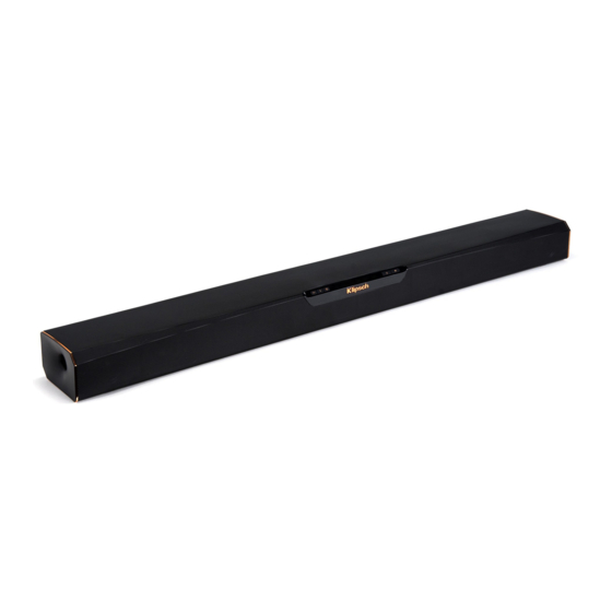 Klipsch RSB-3 Manual Del Usuario