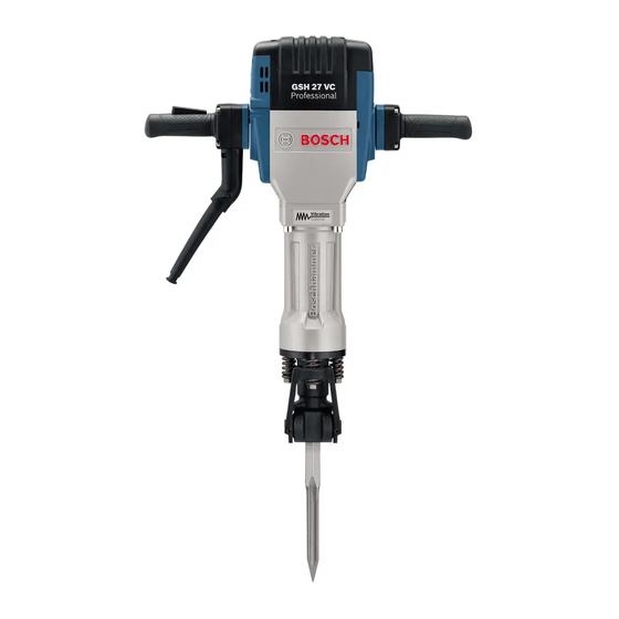 Bosch Professional GSH 27 VC Manual Original