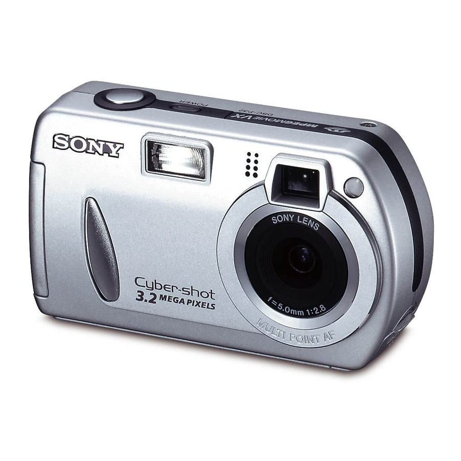 Sony Cyber-shot DSC-P32 Manual De Instrucciones