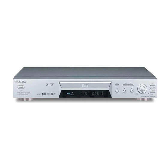 Sony DVP-NS300 Manual De Instrucciones