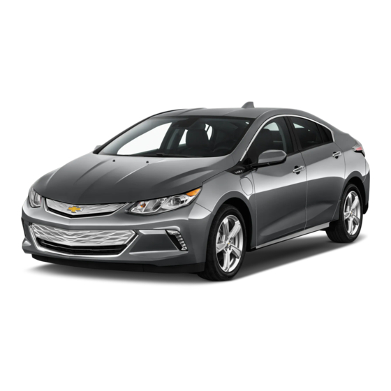 Chevrolet VOLT 2018 Manual Del Propietário