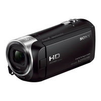 Sony HANDYCAM HDR-CX440 Manual Del Usuario