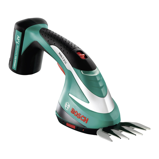 Bosch AGS 7,2 LI Manual Original